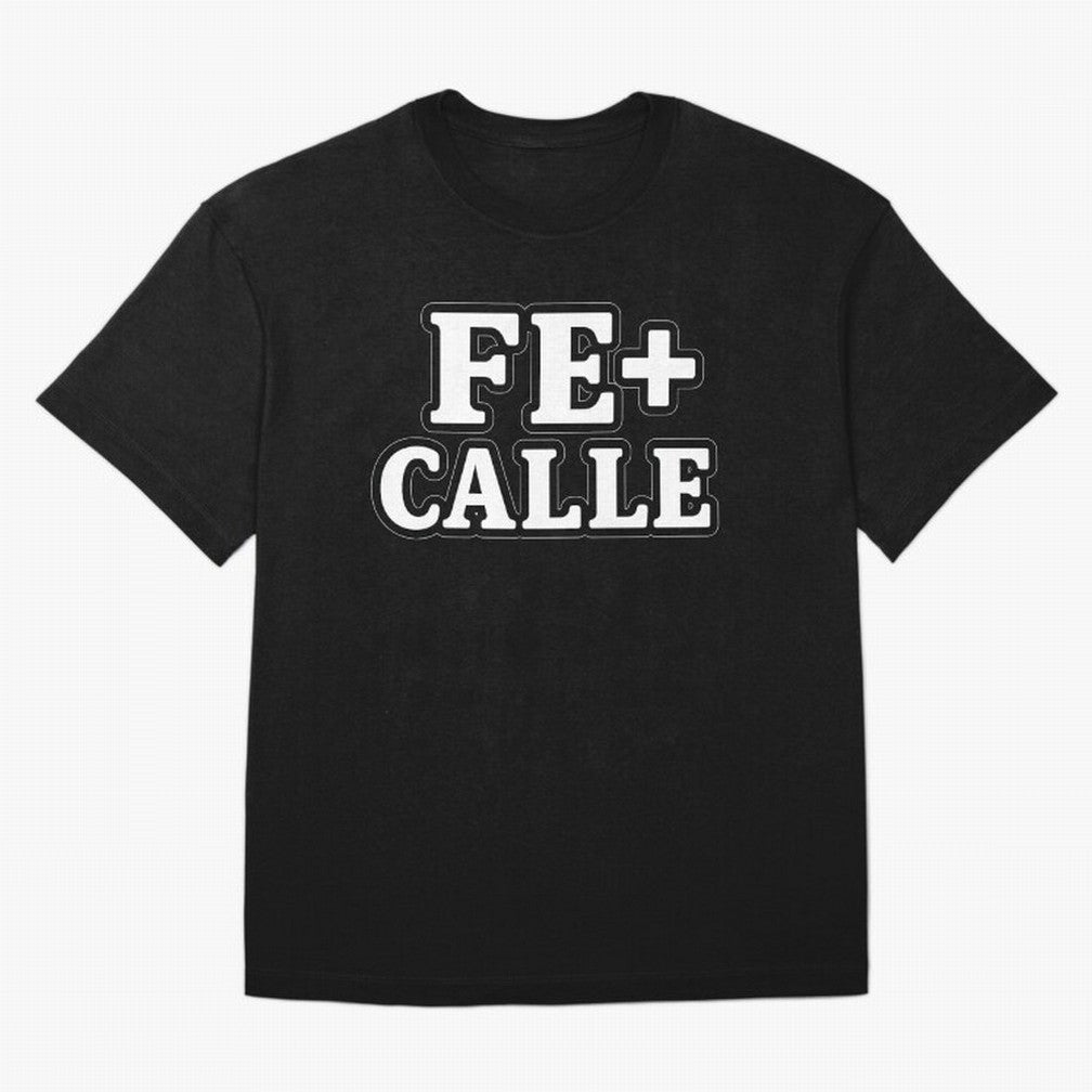 FE + CALLE Urban Christian Faith Streetwear Typography Oversized T-Shirt Join the Countdown to Match Day Hype around FIFA World Cup 2026 Group Stage, Messi, Netherlands, Stadium Memories, Football Loyalty, International Chants and Championship