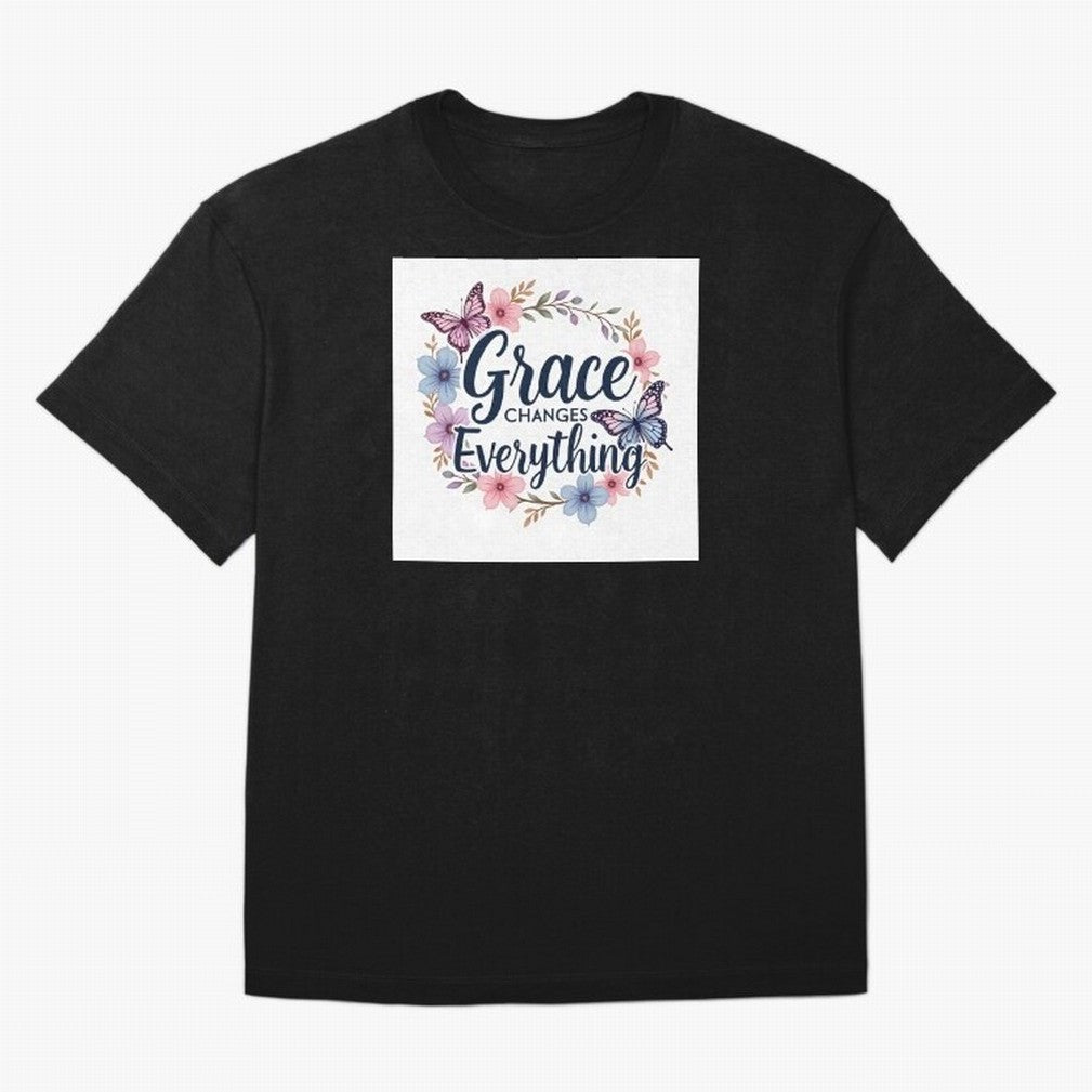 Grace Of God Changes Everything Oversized T-Shirt Show Up for the Glory of FIFA World Cup 2026 Group Stage Spirit, Highlighting England, France and Netherlands, Cristiano Ronaldo, Haaland and CR7, Supporter Pride, Iconic Celebrations, Legendary