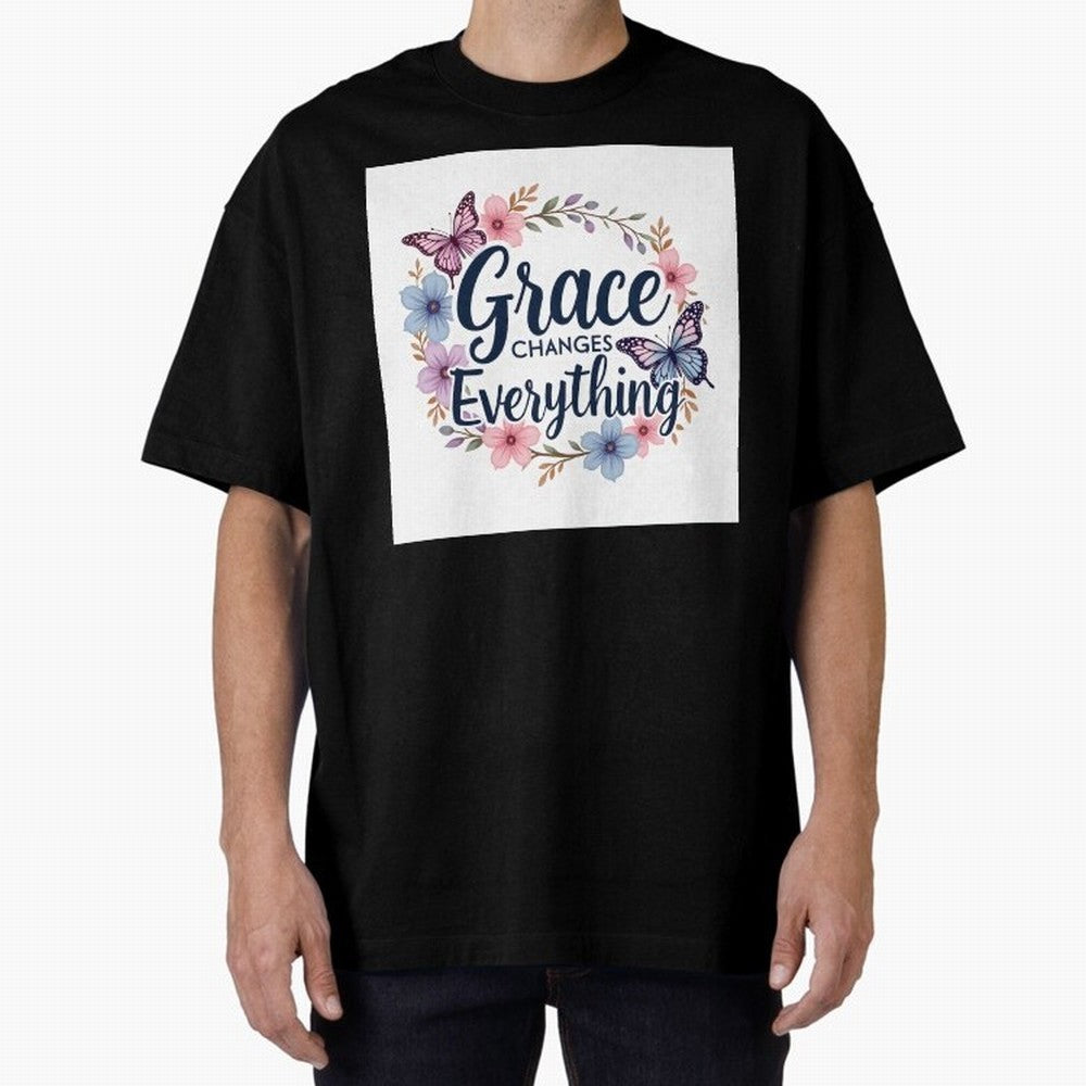 Grace Changes Everything T Shirt Oversized T-Shirt Unlock FIFA World Cup 2026 Group Stage for Fans of Neymar, Haaland and Cristiano Ronaldo and England and Germany, Bringing Football History, Final Match Energy, Crowd Noise and Once in a Lifetime