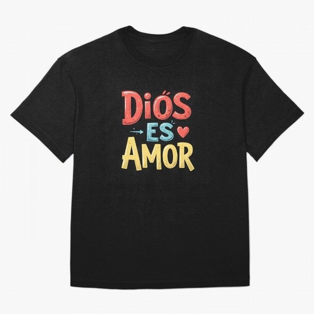 Dios Es Amor T Shirt Oversized T-Shirt Fuel FIFA World Cup 2026 USA Canada Mexico for Fans of Messi, Neymar and Mbappe and Argentina, France and Brazil, Bringing Stadium Memories, Football Loyalty, International Chants and Championship Tradition;