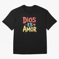 Dios Es Amor T Shirt Oversized T-Shirt Fuel FIFA World Cup 2026 USA Canada Mexico for Fans of Messi, Neymar and Mbappe and Argentina, France and Brazil, Bringing Stadium Memories, Football Loyalty, International Chants and Championship Tradition;