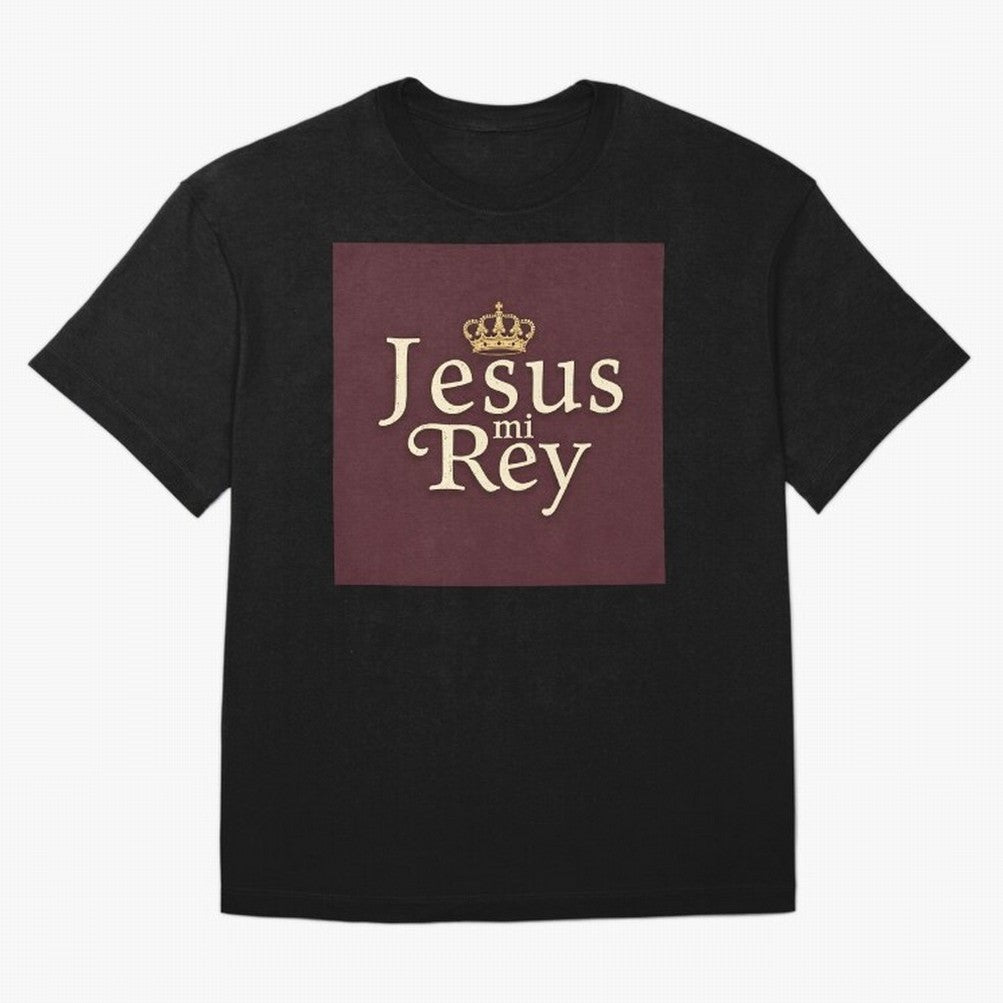 Jesus Mi Rey T Shirt Oversized T-Shirt Honor the Football Icons of FIFA World Cup 2026 Group Stage for Fans of Messi, Neymar and Mbappe and Germany, Bringing Fan Favorite Moments, National Team Passion, Big Match Drama and Soccer History; Perfect