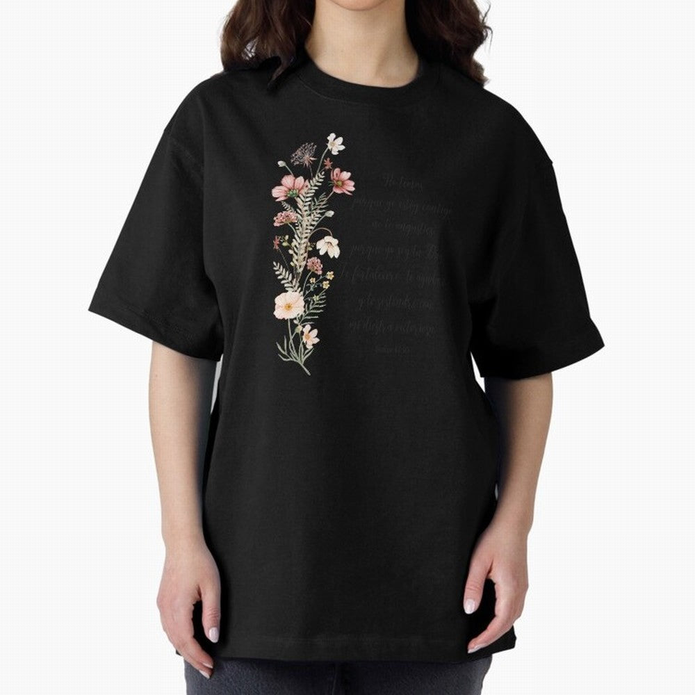 Isa¨ªas 41:10 ¨C No temas, yo estoy contigo | Vers¨ªculo cristiano en espa?ol Oversized T-Shirt Back Your Heroes with FIFA World Cup 2026 Connected to CR7 and Messi, England, France and Netherlands Energy, Goal Celebration Energy, Supporter