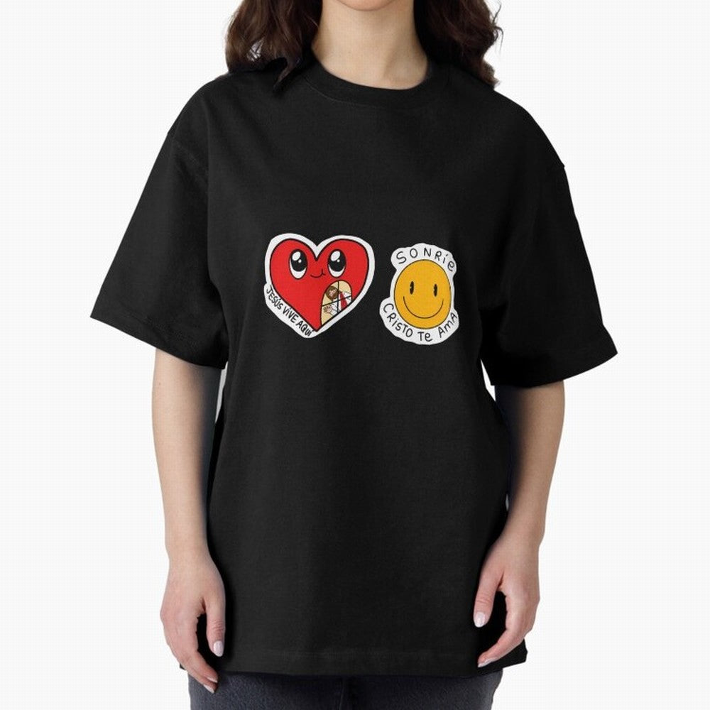 Jesus Vive Aqu Oversized T-Shirt Feel the Heartbeat of FIFA World Cup 2026 for Fans of Neymar and Argentina, Bringing Worldwide Fan Energy, Dramatic Goals, Stadium Lights and Championship Celebrations; Ideal for Football Dads, Football Moms,