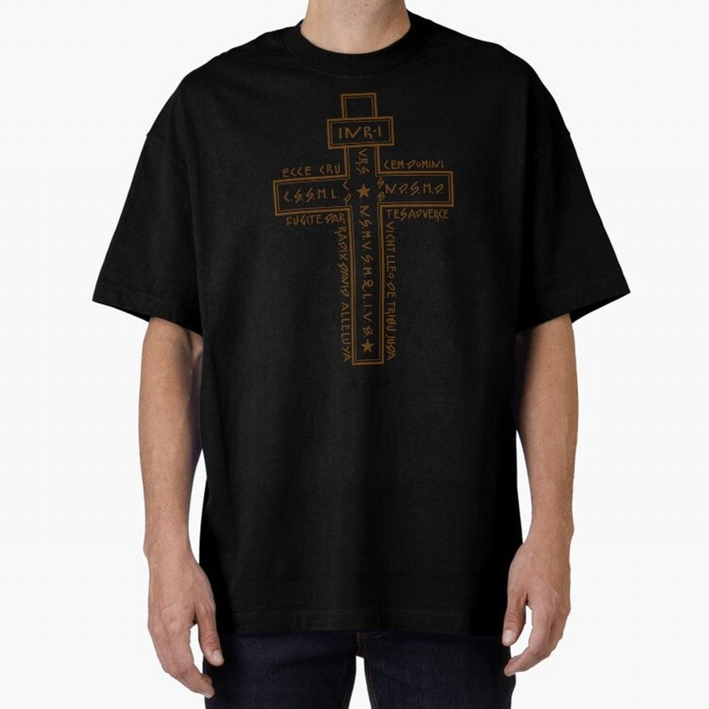 Cruz del Santo Padre Benito 2 Oversized T-Shirt Show Up for the Glory of FIFA World Cup 2026 Group Stage Capturing Neymar, England, France and Netherlands Energy, Championship Spirit, Famous Goals, Roaring Crowds and International Football Unity;