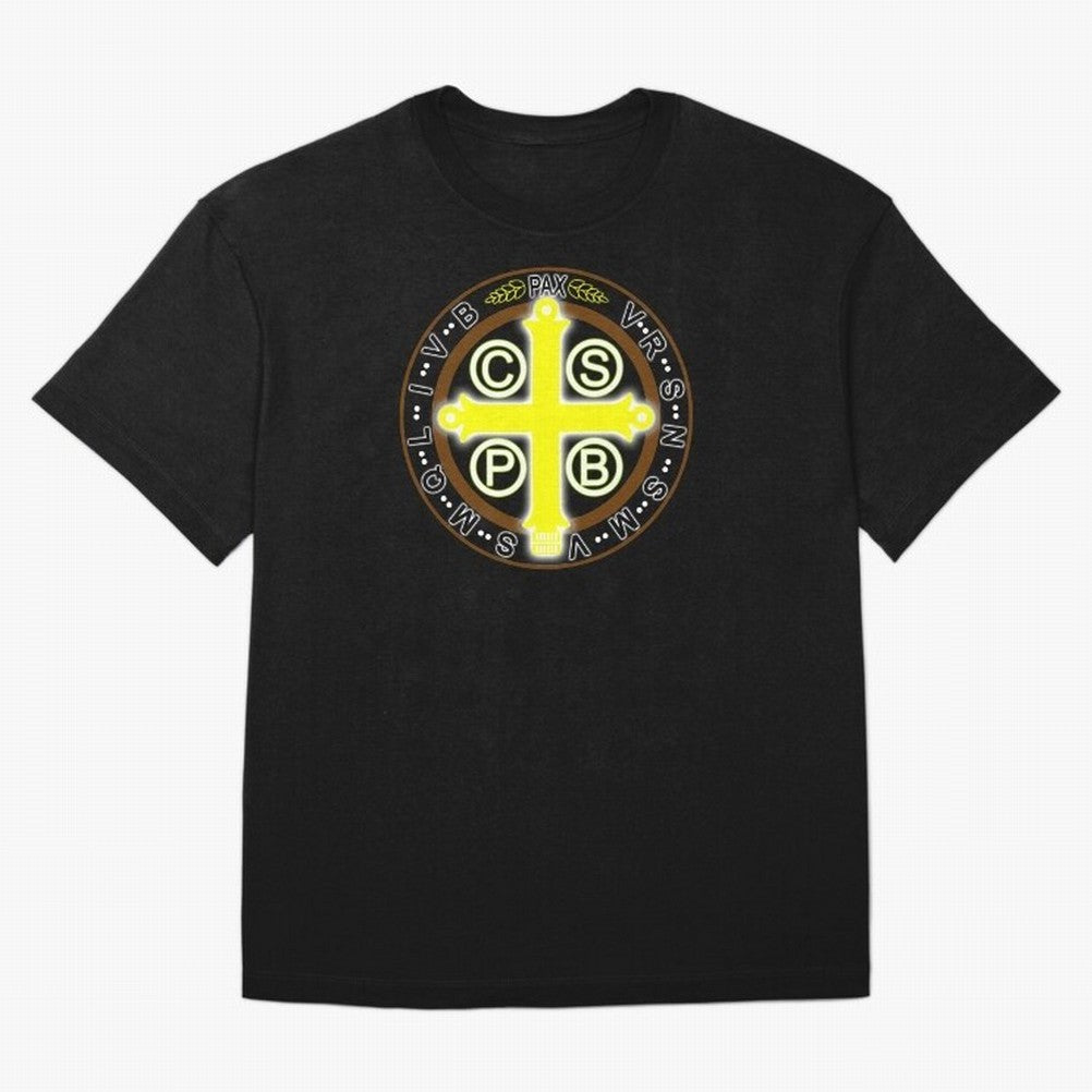 Medalla de San Benito Color Back Oversized T-Shirt Show Love for Legendary Goals in FIFA World Cup 2026 USA Canada Mexico Filled with Haaland and Mbappe, Brazil Energy, Football Festival Excitement, Trophy Ambitions, Country Rivalries and Star