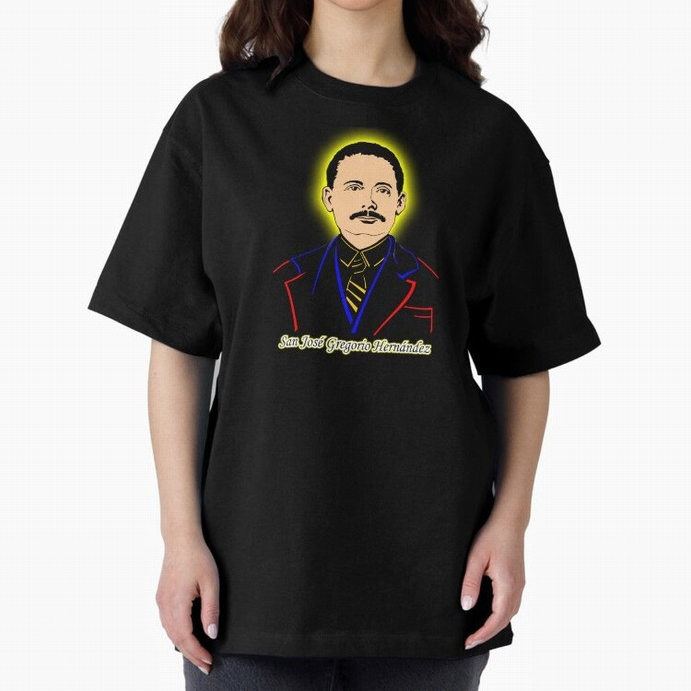 San Jos¨¦ Gregorio Hern¨¢ndez Oversized T-Shirt Follow Match Day Hype around FIFA World Cup 2026 USA Canada Mexico, Cristiano Ronaldo, Brazil, Tournament Hype, Historic Matchups, Family Viewing Parties and Global Sports Pride; Ideal for Passionate