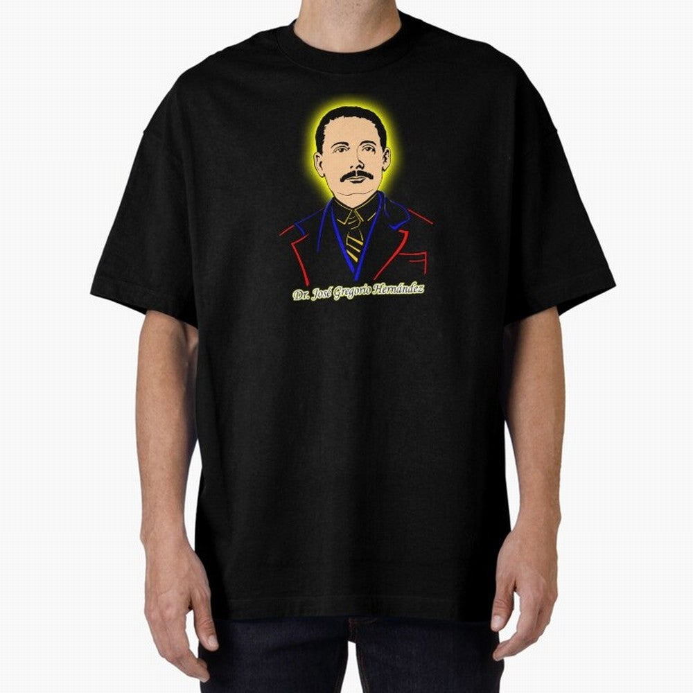 Dr. jose gregorio hernandez colores Oversized T-Shirt Join Global Football Passion for FIFA World Cup 2026 Group Stage, Built around Mbappe, Argentina and Brazil, Retro Football Energy, Iconic Rivalries, Trophy Chase Drama and Stadium Atmosphere;
