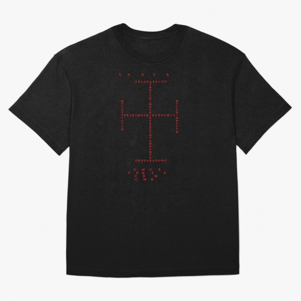 Cruz Ang¨¦lica de Santo Tom¨¢s de Aquino Black n Red Oversized T-Shirt Represent Football Lovers during FIFA World Cup 2026 Group Stage Spirit, Connected to England, CR7, Supporter Pride, Iconic Celebrations, Legendary Names and Global Match Day