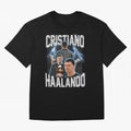 Cristiano Haalando Lightning Poster For Football Fans and Gift For Sports Lovers Oversized T-Shirt Represent the Passion of the FIFA World Cup 2026 Group Stage Journey through Haaland Highlights, Spain Pride, Stadium Memories, Football Loyalty,