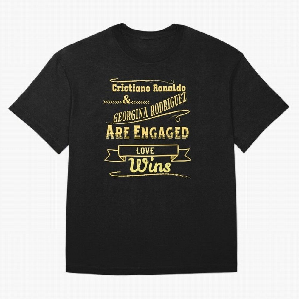 Cristiano & Georgina Engagement ¨C True Love Story Oversized T-Shirt Make Your Look Match FIFA World Cup 2026 Group Stage Featuring CR7, Spain Energy, Soccer Culture, Superstar Moments, National Team Dreams and Competitive Fire; Perfect for