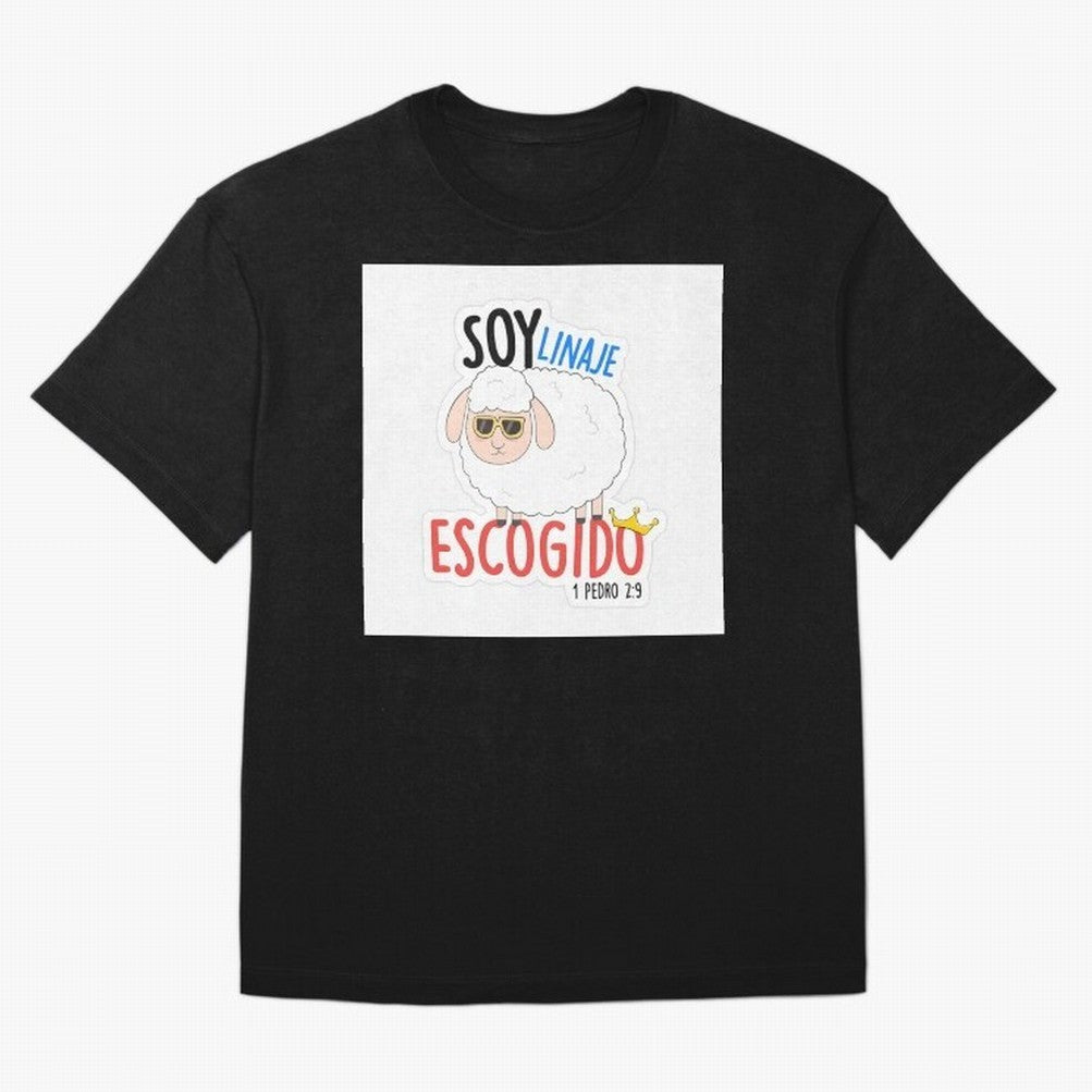 Soy Linaje Escogido - Sticker Cristiano Oversized T-Shirt Bring Stadium Energy to FIFA World Cup 2026 USA Canada Mexico for Fans of Neymar, Haaland and Cristiano Ronaldo and Portugal, Bringing Sports Nostalgia, International Competition, Famous