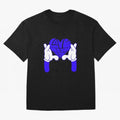 Love Never Fails ¨C Heart Calligram Oversized T-Shirt Showcase FIFA World Cup 2026 USA Canada Mexico Spirit, Capturing Portugal, Spain and Germany, Neymar, Vintage Soccer Flavor, Modern Football Stars, National Flags and Final Night Emotion; Built