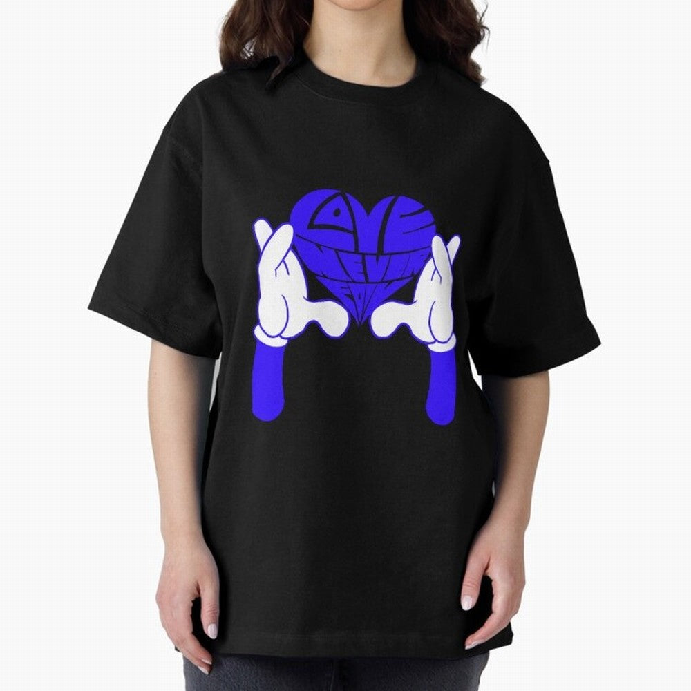 Love Never Fails ¨C Heart Calligram Oversized T-Shirt Showcase FIFA World Cup 2026 USA Canada Mexico Spirit, Capturing Portugal, Spain and Germany, Neymar, Vintage Soccer Flavor, Modern Football Stars, National Flags and Final Night Emotion; Built