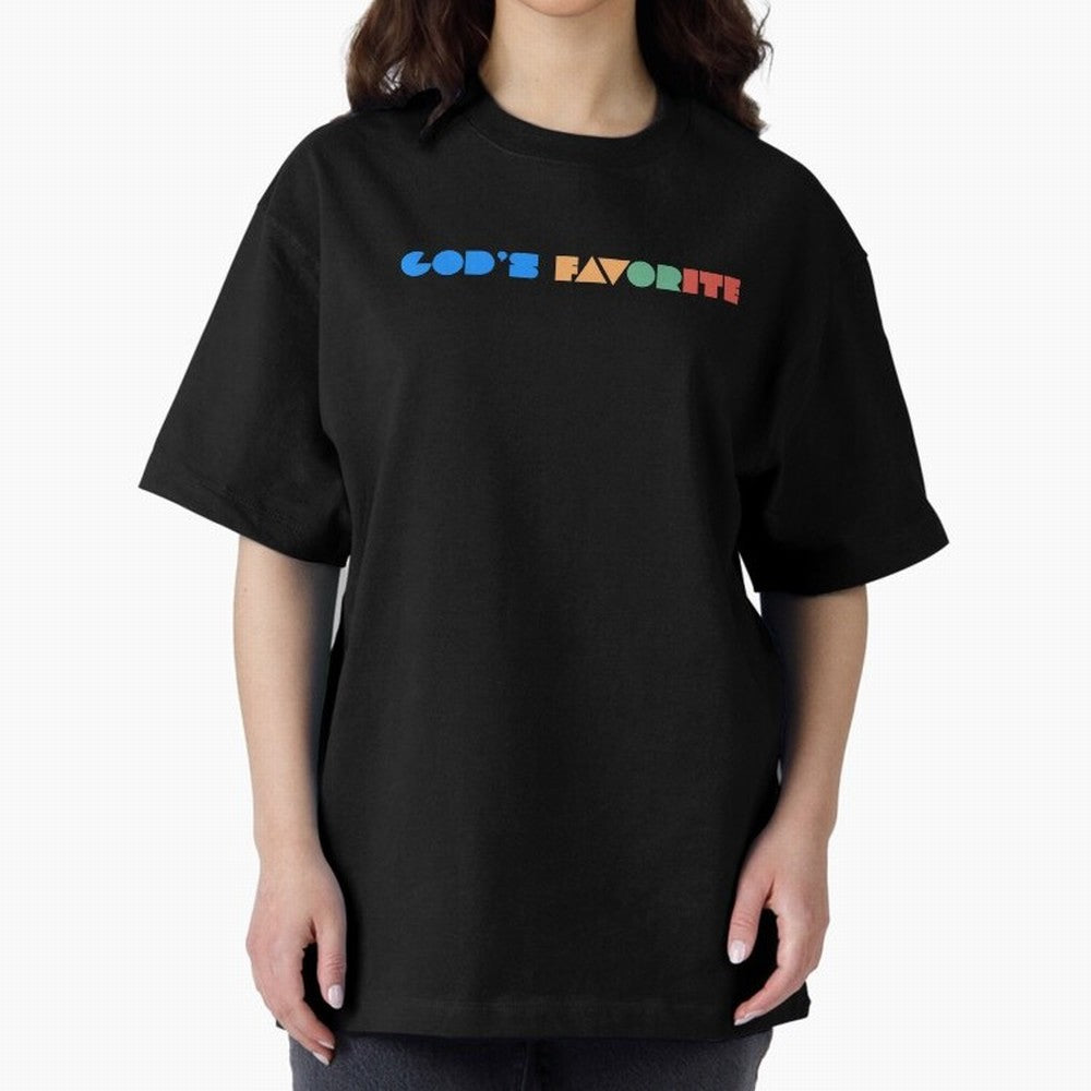 God's Favorite Oversized T-Shirt Show Your Love for FIFA World Cup 2026 USA Canada Mexico with CR7 and Messi, England, France and Netherlands Energy, Soccer Culture, Superstar Moments, National Team Dreams and Competitive Fire; Built for Supporters