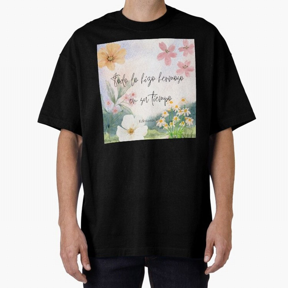 Christian Bible Verse Spanish Art Oversized T-Shirt Bring World Football Passion into FIFA World Cup 2026 Group Stage Connected to Messi, CR7 and Mbappe, England Energy, Football Festival Excitement, Trophy Ambitions, Country Rivalries and Star