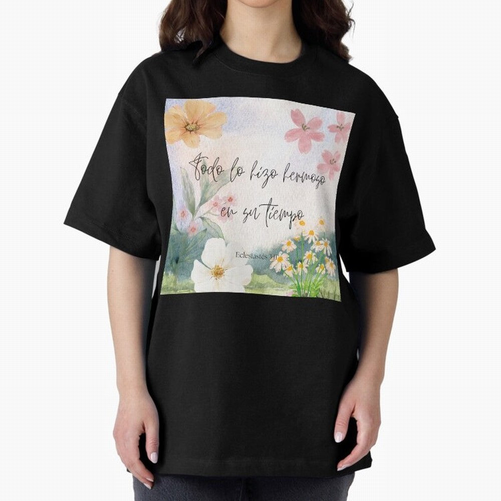 Christian Bible Verse Spanish Art Oversized T-Shirt Bring World Football Passion into FIFA World Cup 2026 Group Stage Connected to Messi, CR7 and Mbappe, England Energy, Football Festival Excitement, Trophy Ambitions, Country Rivalries and Star