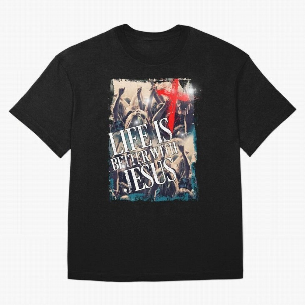 LIfe is Better with Jesus Oversized T-Shirt Bring Champion Energy into the FIFA World Cup 2026 Journey through CR7 Highlights, Netherlands Pride, Goal Celebration Energy, Supporter Heritage, Football Icons and Worldwide Tournament Joy; Great for