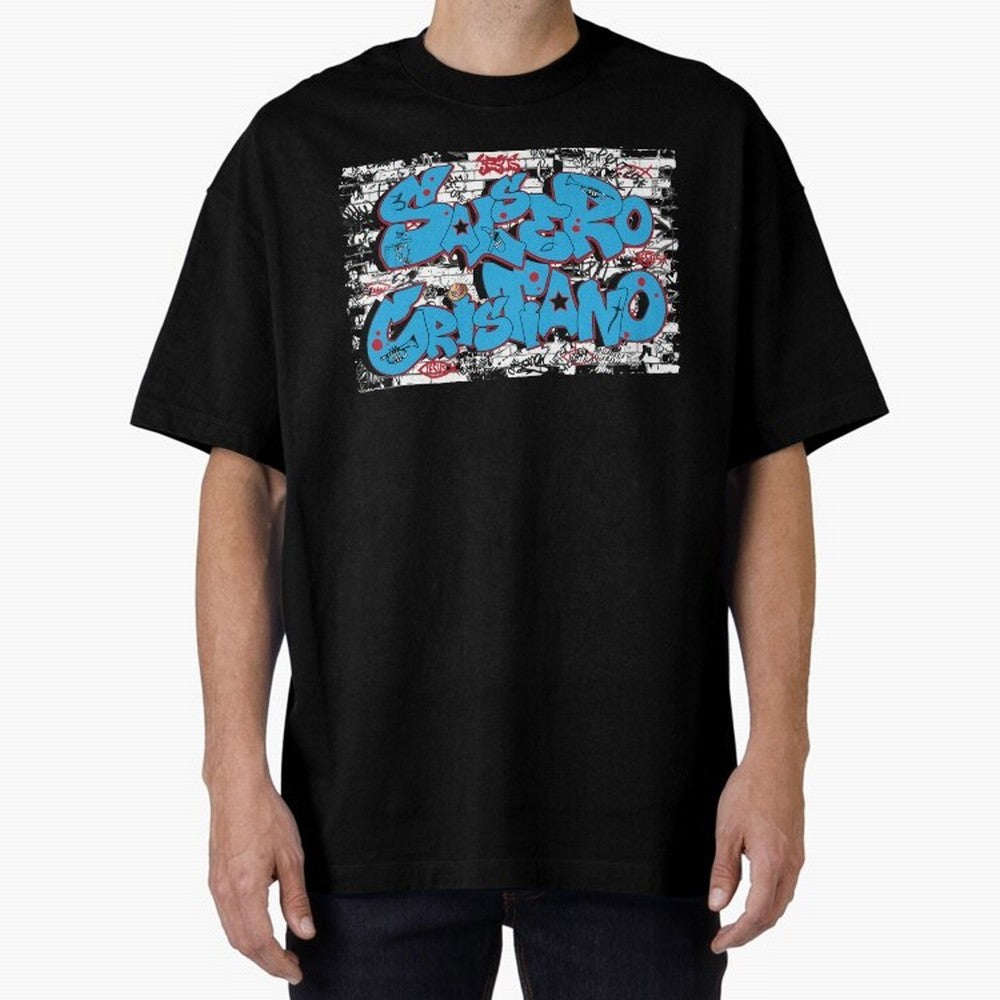 Salsero Cristiano Oversized T-Shirt Bring FIFA World Cup 2026 Built around Neymar, Haaland and Cristiano Ronaldo, Portugal Energy, Supporter Pride, Iconic Celebrations, Legendary Names and Global Match Day Energy; Perfect for Supporters Who Want