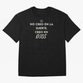 No creo en la suerte, creo en Dios Oversized T-Shirt Celebrate Classic Football Spirit in Global Football Passion for FIFA World Cup 2026, Featuring Messi, Spain and Netherlands, Classic Soccer Heritage, Championship Pressure, Fan Loyalty and