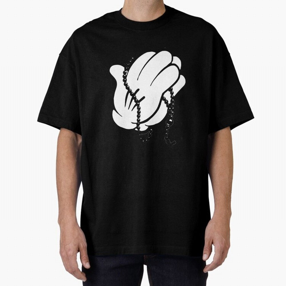 Funny praying hands Oversized T-Shirt Enjoy the Biggest Football Party of FIFA World Cup 2026 USA Canada Mexico Spirit, Driven by Argentina, France and Brazil, CR7 and Messi, Worldwide Fan Energy, Dramatic Goals, Stadium Lights and Championship