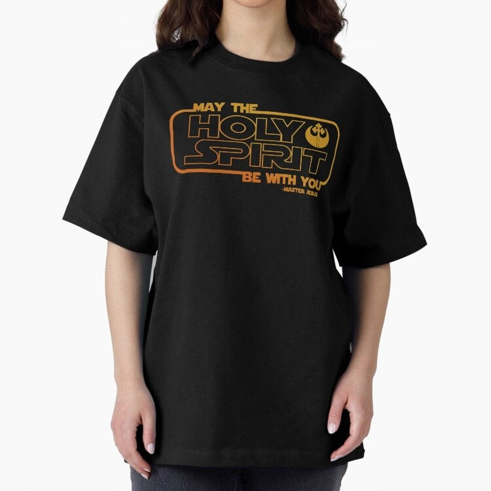 May the Holy Spirit Be with you Oversized T-Shirt Remember Iconic Moments from Match Day Hype around FIFA World Cup 2026 USA Canada Mexico, Cristiano Ronaldo, Haaland and CR7, England and Germany, Worldwide Fan Energy, Dramatic Goals, Stadium