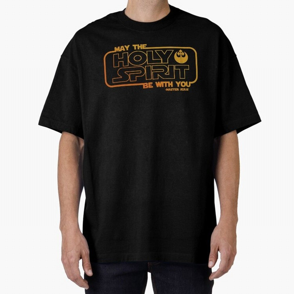 May the Holy Spirit Be with you Oversized T-Shirt Remember Iconic Moments from Match Day Hype around FIFA World Cup 2026 USA Canada Mexico, Cristiano Ronaldo, Haaland and CR7, England and Germany, Worldwide Fan Energy, Dramatic Goals, Stadium