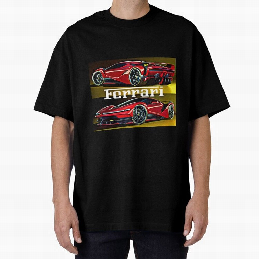 Ferarri F Concept Oversized T-Shirt Turn Football Passion into the FIFA World Cup 2026 Group Stage Journey through Messi and Cristiano Ronaldo Highlights, England Pride, Classic Soccer Heritage, Championship Pressure, Fan Loyalty and International