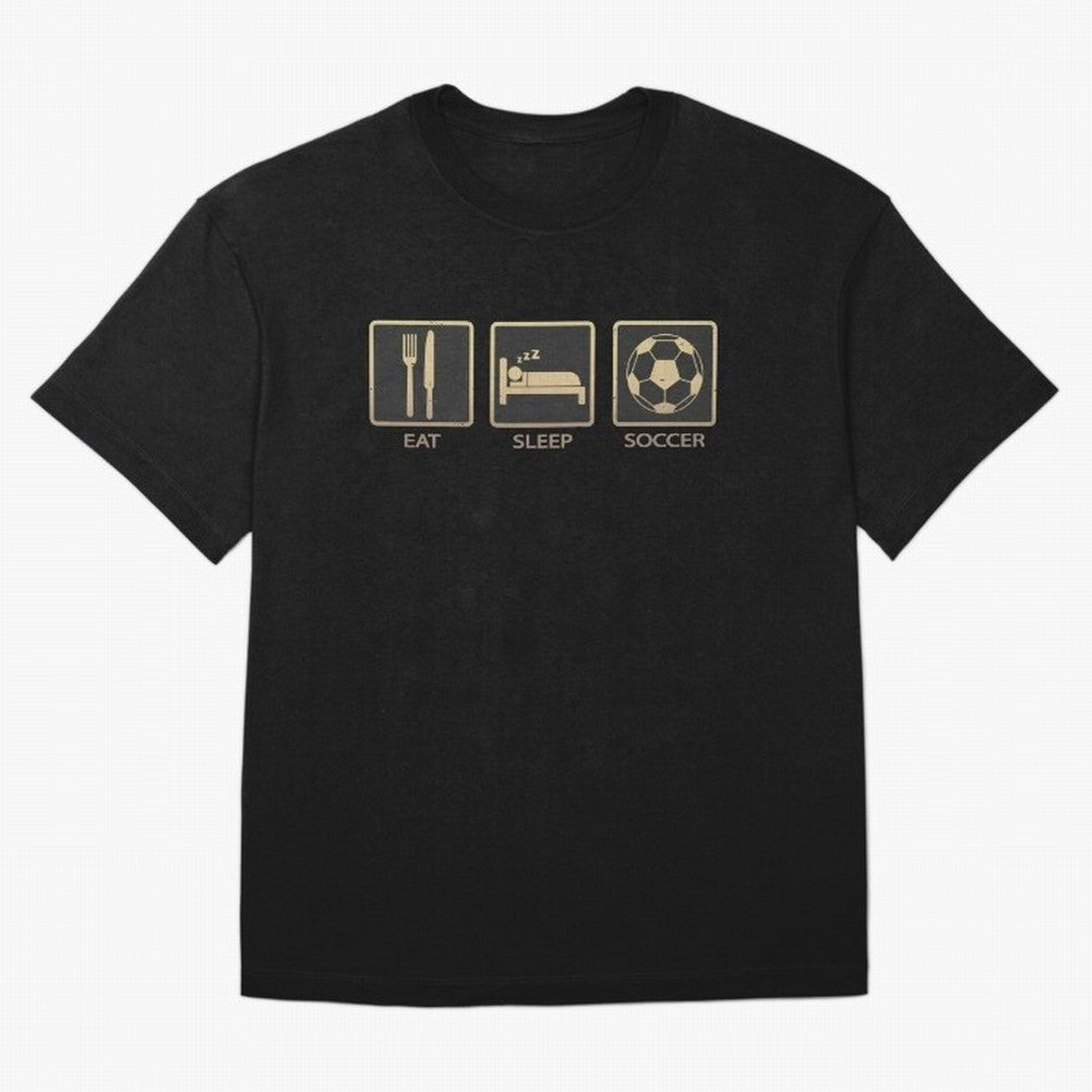 Eat Sleep Soccer Oversized T-Shirt Turn Football Passion into FIFA World Cup 2026 Group Stage Made for Neymar, Portugal Energy, Match Day Excitement, Supporter Culture, Golden Goals and Global Football Passion; Made for Die Hard Supporters, Soccer