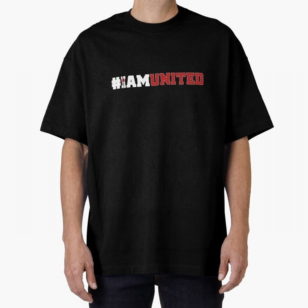 I am United Oversized T-Shirt Follow the Final Road of FIFA World Cup 2026 Spirit, Built around Argentina, France and Brazil, Mbappe, Stadium Memories, Football Loyalty, International Chants and Championship Tradition; Ideal for Fans Who Follow