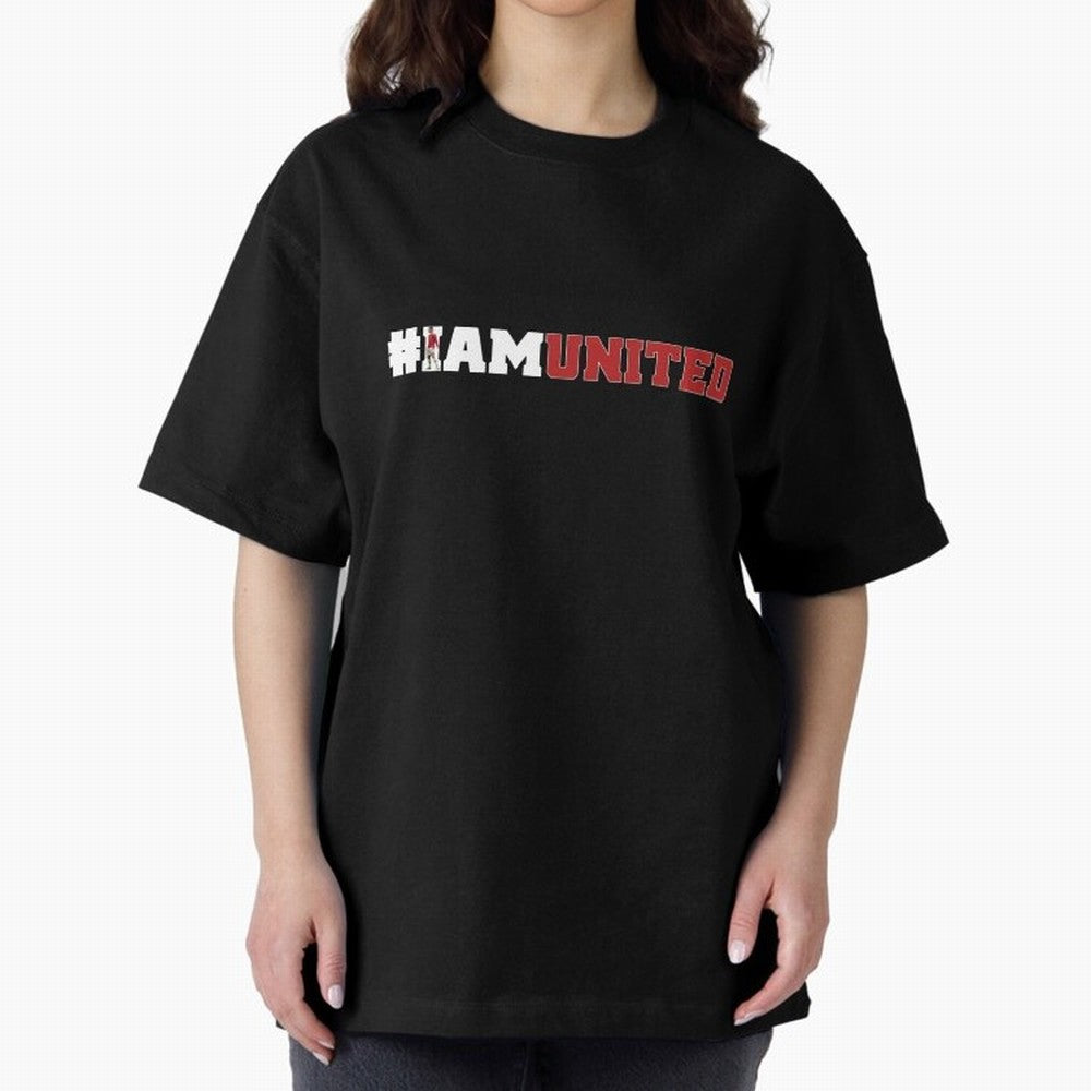 I am United Oversized T-Shirt Follow the Final Road of FIFA World Cup 2026 Spirit, Built around Argentina, France and Brazil, Mbappe, Stadium Memories, Football Loyalty, International Chants and Championship Tradition; Ideal for Fans Who Follow