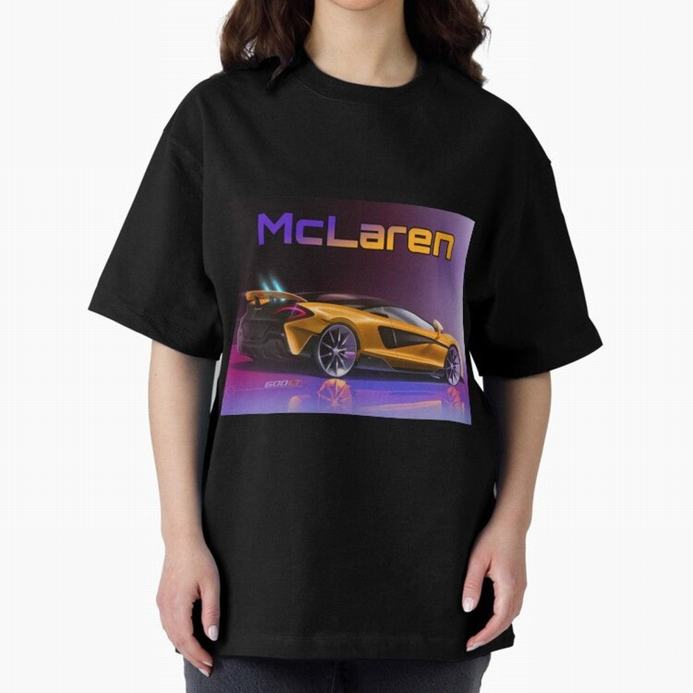 Mclaren in Gradient Metallic Color Oversized T-Shirt Make Every Kick Count in Match Day Hype around FIFA World Cup 2026 Group Stage, Haaland and Mbappe, Brazil, Soccer Culture, Superstar Moments, National Team Dreams and Competitive Fire; Perfect