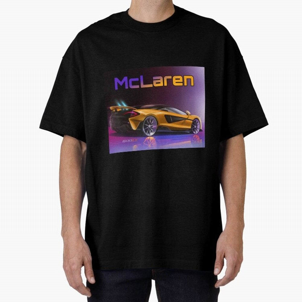 Mclaren in Gradient Metallic Color Oversized T-Shirt Make Every Kick Count in Match Day Hype around FIFA World Cup 2026 Group Stage, Haaland and Mbappe, Brazil, Soccer Culture, Superstar Moments, National Team Dreams and Competitive Fire; Perfect
