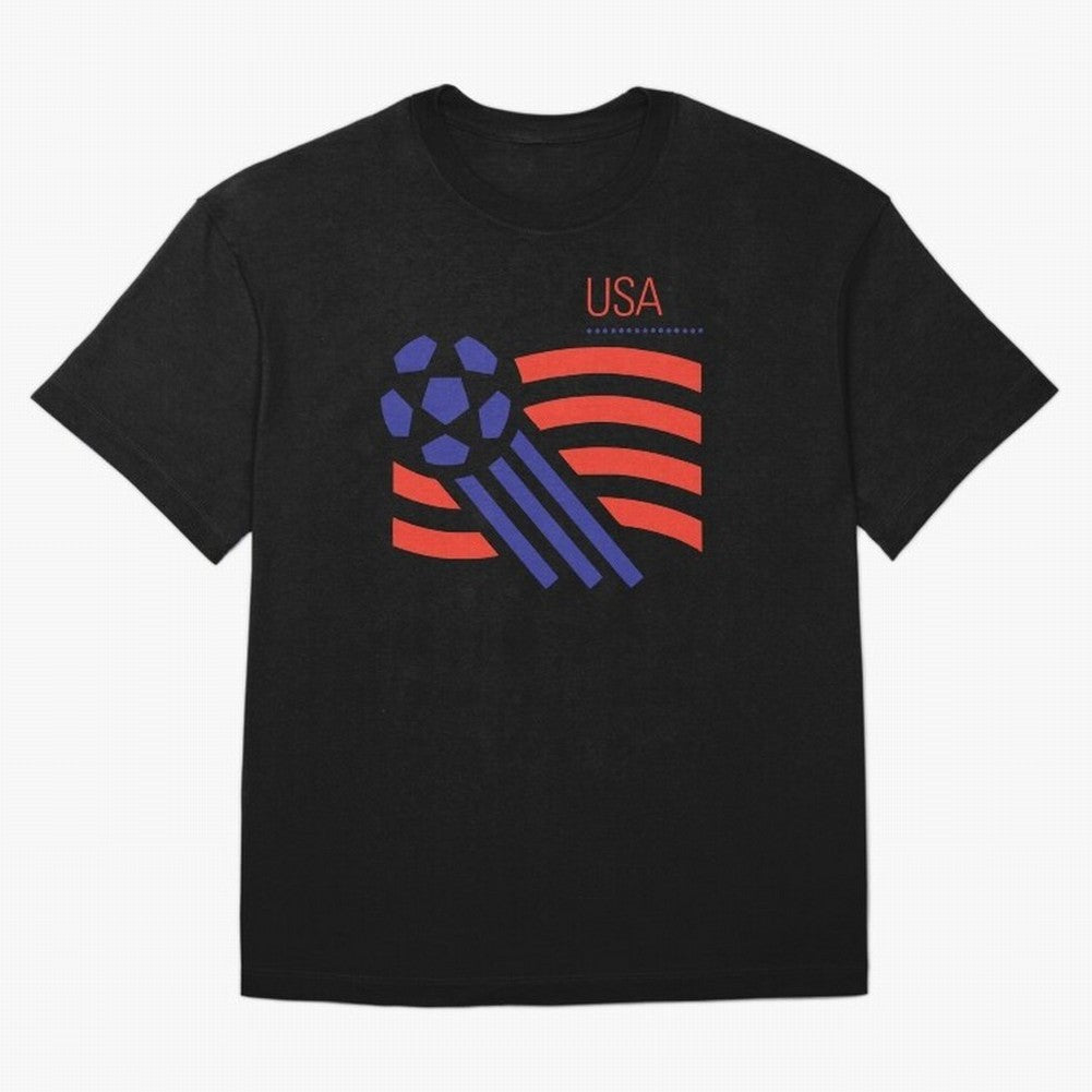 World USA 94 Oversized T-Shirt Feel International Energy from Global Football Passion for FIFA World Cup 2026, Inspired by Neymar, Brazil, Portugal and Argentina, Football Festival Excitement, Trophy Ambitions, Country Rivalries and Star Player