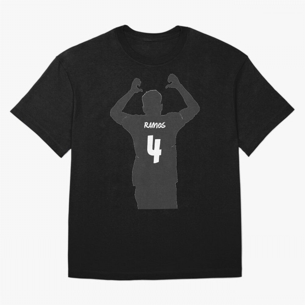 Sergio Ramos artwork Oversized T-Shirt Remember FIFA World Cup 2026 Connected to Messi and Cristiano Ronaldo, Spain and Netherlands Energy, Match Day Excitement, Supporter Culture, Golden Goals and Global Football Passion; Great for Supporters Who