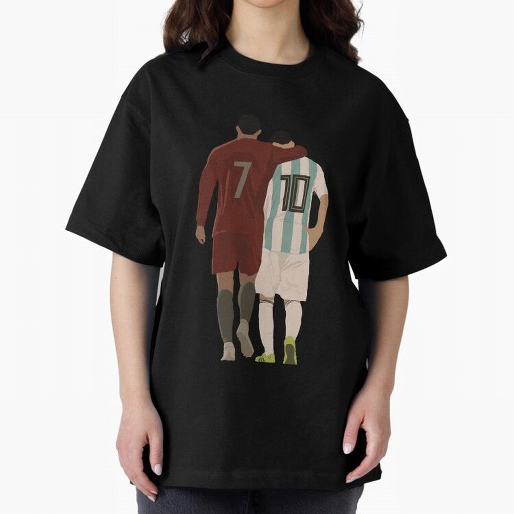 The Greatest Of All Time Oversized T-Shirt Bring Retro Soccer Energy to FIFA World Cup 2026 Group Stage Filled with Cristiano Ronaldo, England and Germany Energy, Game Day Rituals, Football Legends, Country Pride and the Road to the Final; Ideal