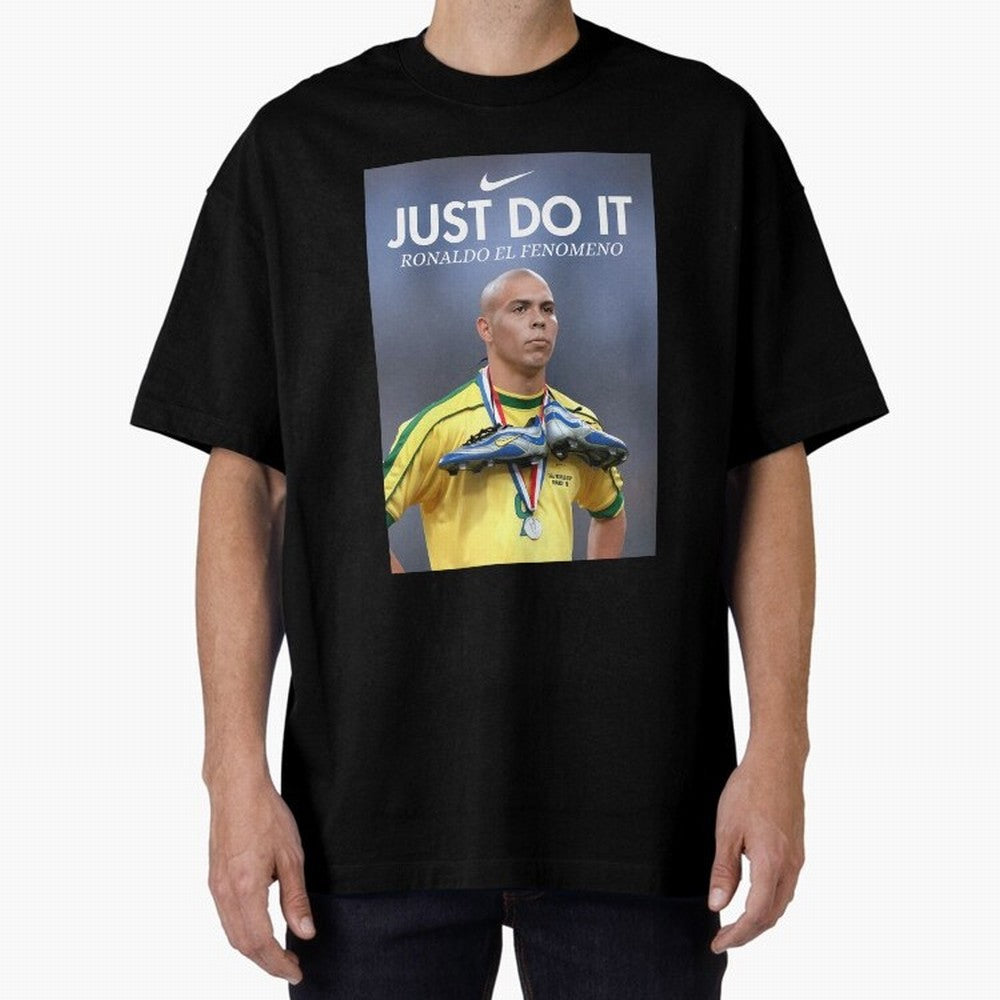 Ronaldo Fenomeno Ronaldo Nazario Vintage Sports Decor Living Room Decor For Walls Sports Bedroom Decor Game Room Decor R9 Oversized T-Shirt Make Game Day About FIFA World Cup 2026 Spirit, Connected to Argentina and Brazil, Messi, Champion Mindset,