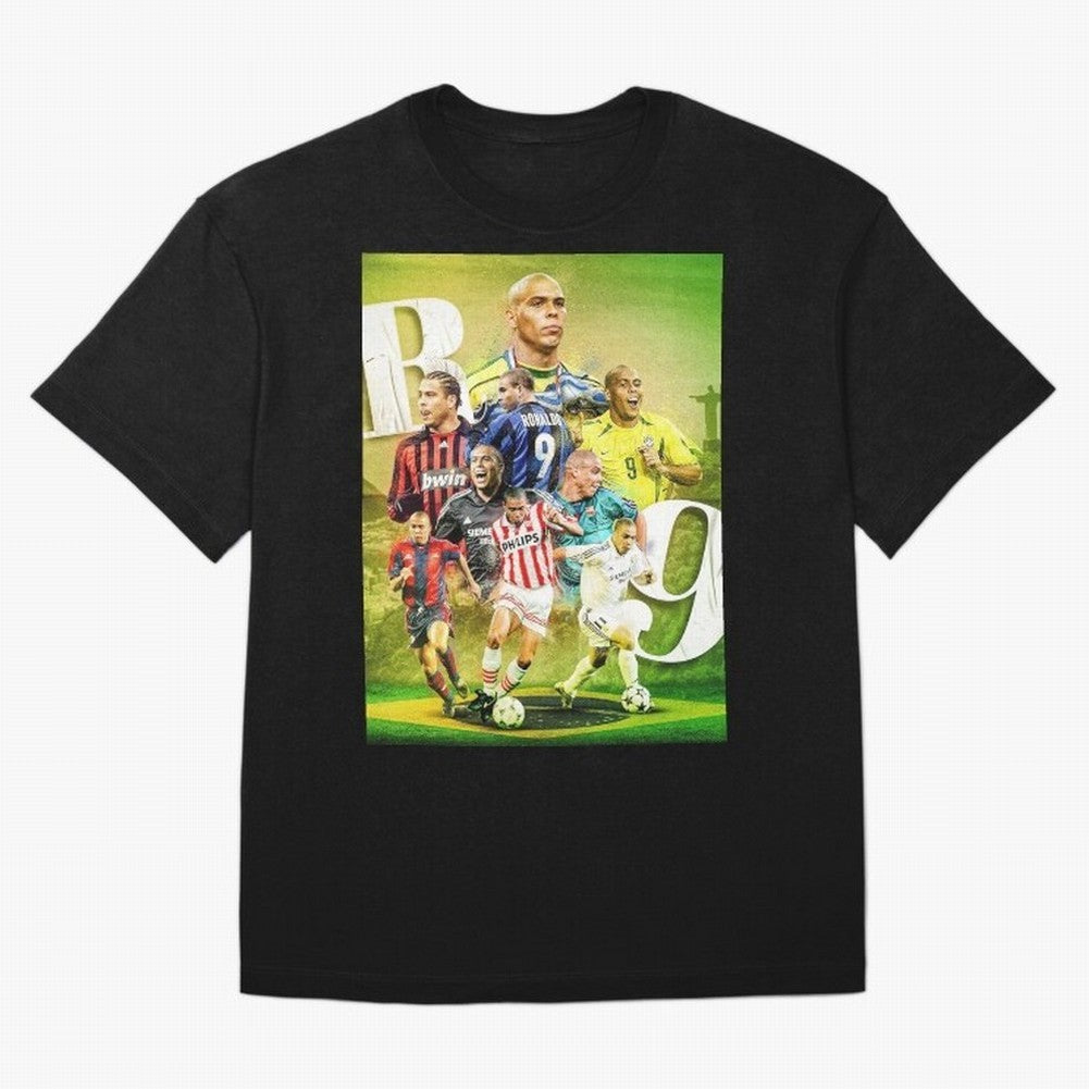 Wallpaper Ronaldo Nazario Brazil Oversized T-Shirt Carry the Dream of Global Football Passion for FIFA World Cup 2026 Group Stage, with Haaland, Argentina, Championship Spirit, Famous Goals, Roaring Crowds and International Football Unity; Built