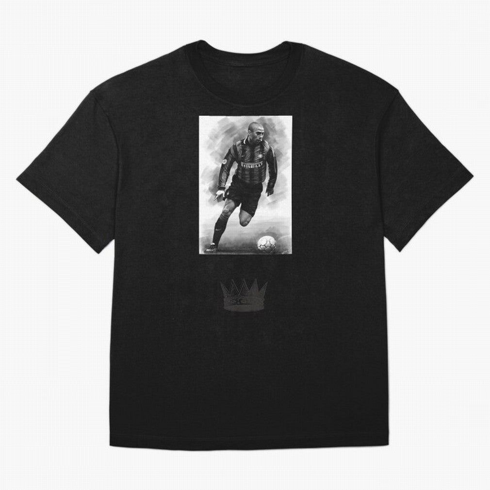 The Real Ronaldo Oversized T-Shirt Show Love for Legendary Goals in FIFA World Cup 2026 for Fans of Messi, Neymar and Mbappe and Germany, Bringing Championship Spirit, Famous Goals, Roaring Crowds and International Football Unity; Great for