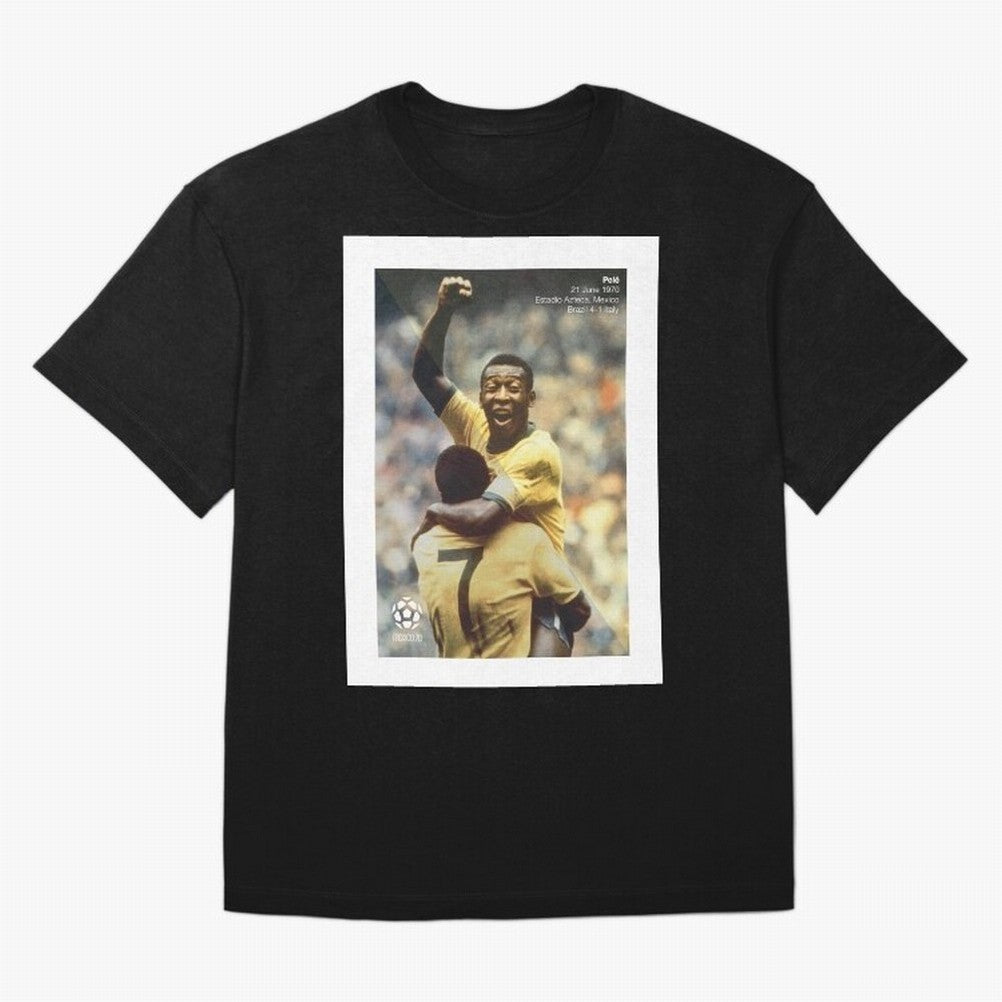 Pele Oversized T-Shirt Celebrate the Road through the FIFA World Cup 2026 Journey through Mbappe Highlights, France Pride, Football History, Final Match Energy, Crowd Noise and Once in a Lifetime Moments; Ideal for Fans Who Follow Messi, Cristiano