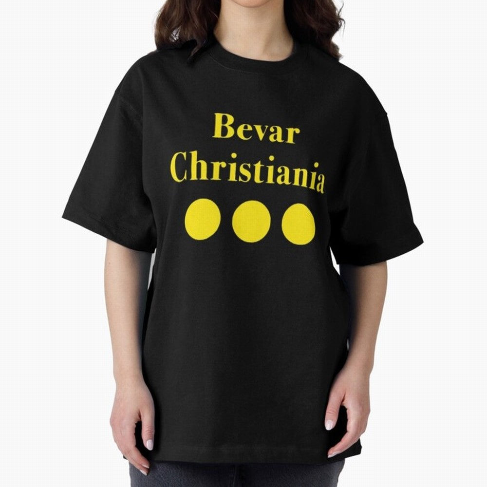 Bevar Christiania Oversized T-Shirt Unlock Global Football Passion for FIFA World Cup 2026, Connected to Haaland, England, France and Netherlands, Champion Mindset, Group Stage Buzz, Knockout Tension and Passionate Fan Culture; Created for Match