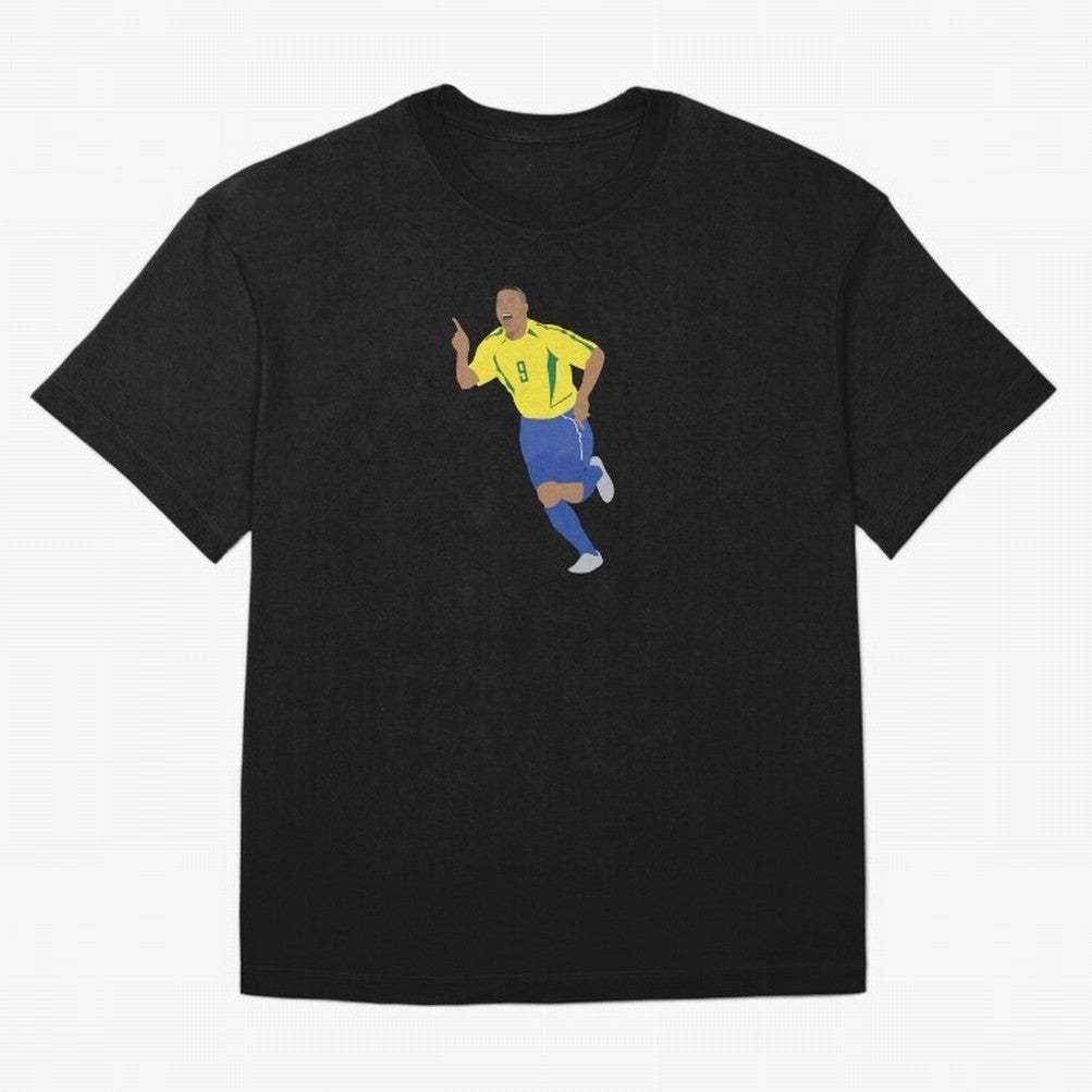 R9 Brazil - Ronaldo Oversized T-Shirt Celebrate Global Passion for FIFA World Cup 2026 for Fans of Haaland and Brazil, Portugal and Argentina, Bringing Goal Celebration Energy, Supporter Heritage, Football Icons and Worldwide Tournament Joy; Ideal