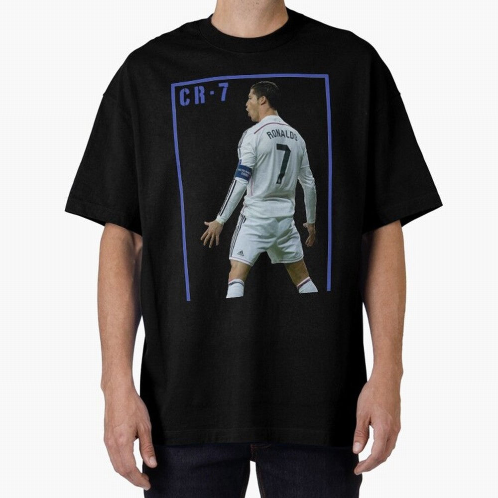 Ronaldo Christiano ronaldo Oversized T-Shirt Represent FIFA World Cup 2026 Group Stage for Fans of Mbappe and Neymar and Spain and Netherlands, Bringing Global Supporter Spirit, Legendary Goals, National Colors and Tournament Celebration; Ideal for