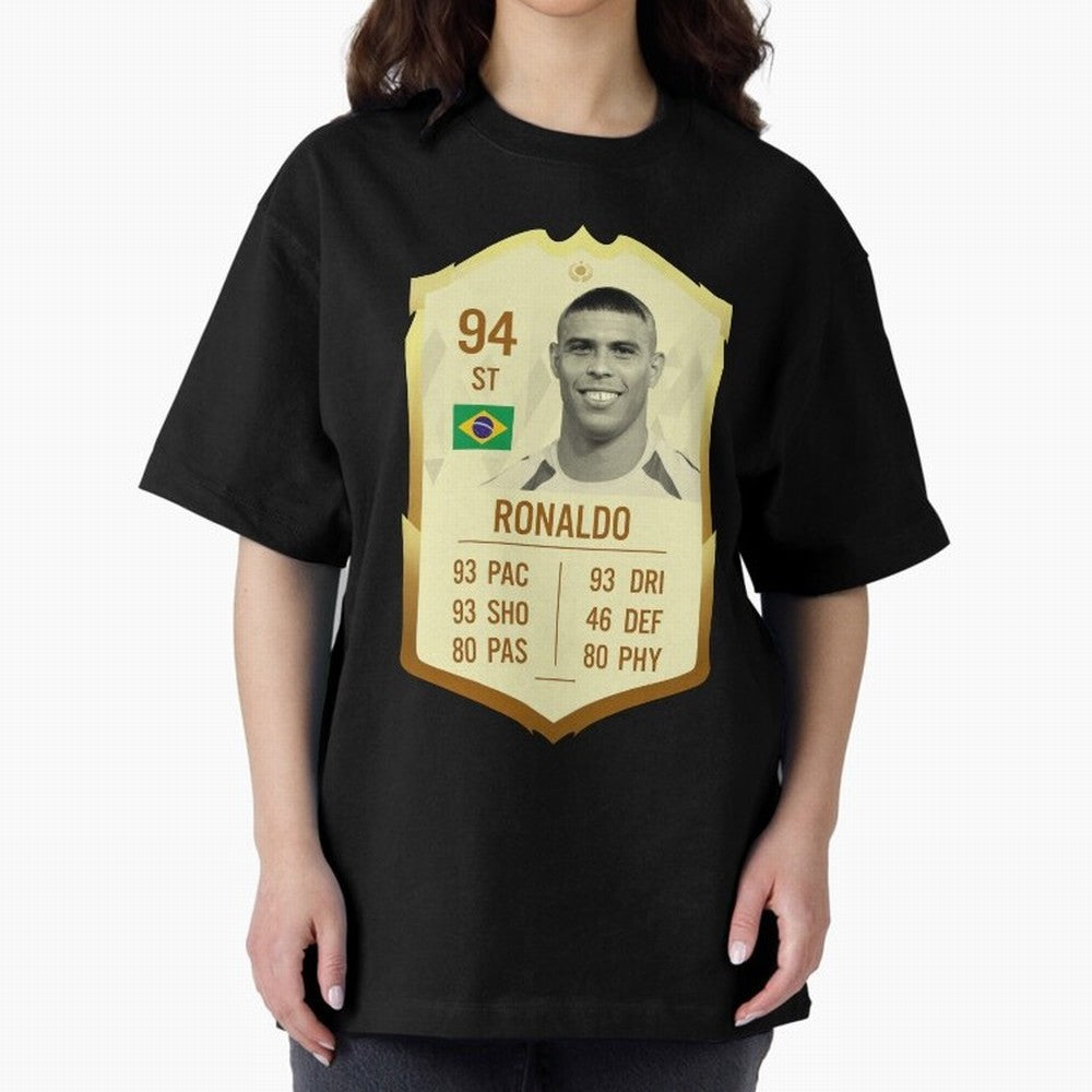 Ronaldo Ultimate Card Oversized T-Shirt Join Supporters Worldwide for Match Day Hype around FIFA World Cup 2026 Group Stage, Cristiano Ronaldo, Haaland and CR7, Argentina, France and Brazil, Goal Celebration Energy, Supporter Heritage, Football