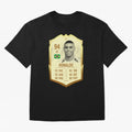 Ronaldo Ultimate Card Oversized T-Shirt Join Supporters Worldwide for Match Day Hype around FIFA World Cup 2026 Group Stage, Cristiano Ronaldo, Haaland and CR7, Argentina, France and Brazil, Goal Celebration Energy, Supporter Heritage, Football