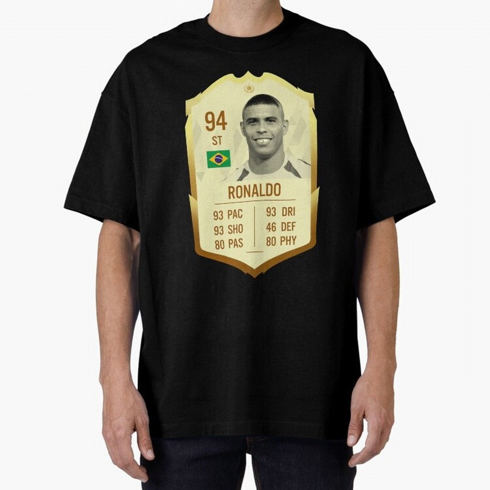 Ronaldo Ultimate Card Oversized T-Shirt Join Supporters Worldwide for Match Day Hype around FIFA World Cup 2026 Group Stage, Cristiano Ronaldo, Haaland and CR7, Argentina, France and Brazil, Goal Celebration Energy, Supporter Heritage, Football
