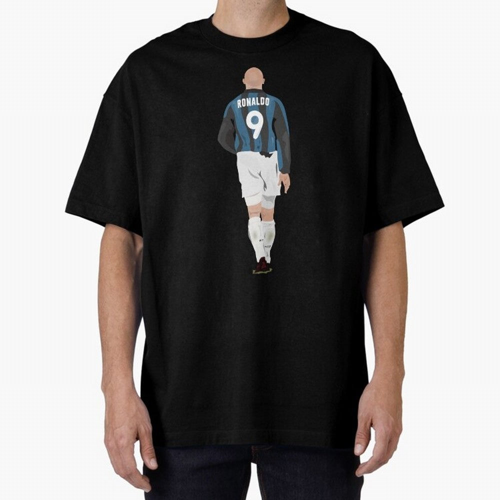 RONALDO THE PHENOMENON Oversized T-Shirt Share the Excitement of FIFA World Cup 2026 Spirit, Highlighting Portugal, Spain and Germany, Mbappe, Match Day Excitement, Supporter Culture, Golden Goals and Global Football Passion; Perfect for People Who