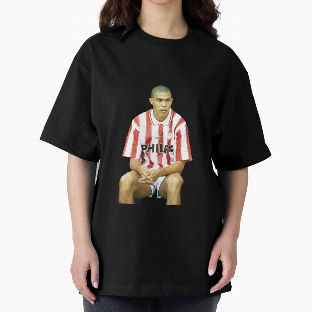 Ronaldo Oversized T-Shirt Celebrate Football Dreams Across FIFA World Cup 2026 Group Stage Spirit, Featuring Brazil, Messi, Neymar and Mbappe, Stadium Memories, Football Loyalty, International Chants and Championship Tradition; Ideal for Passionate