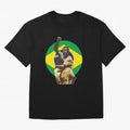 Pele Greates Footbal Player in History - Joga Bonito Oversized T-Shirt Turn Up for FIFA World Cup 2026 Celebrating Neymar, England, France and Netherlands Energy, Champion Mindset, Group Stage Buzz, Knockout Tension and Passionate Fan Culture;