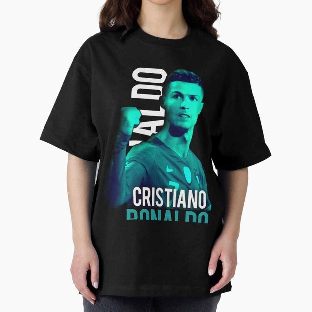 Ronaldo Ronaldo vector Oversized T-Shirt Celebrate Unforgettable Nights in FIFA World Cup 2026 Group Stage Driven by Mbappe and Neymar, England and Germany Energy, Championship Spirit, Famous Goals, Roaring Crowds and International Football Unity;